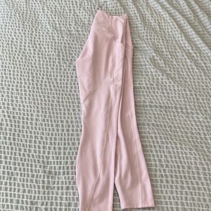 Light pink Fabletics leggings